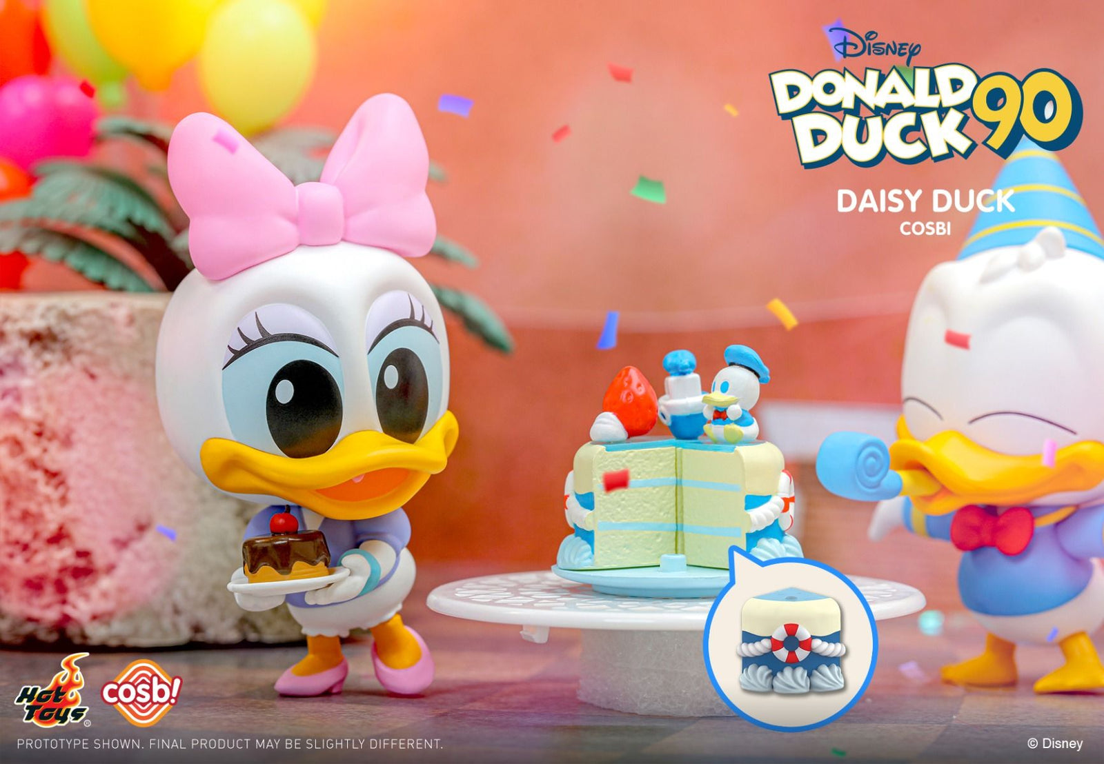 Hot Toys Donald 90th - Donald Duck Birthday Cosbi Collection (Full set of 8)