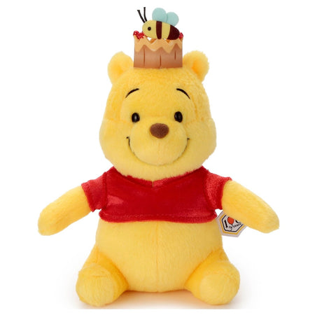 Takara Tomy Arts Disney Winnie the Pooh 100th Annivers. Red Shirt Plush S Crown