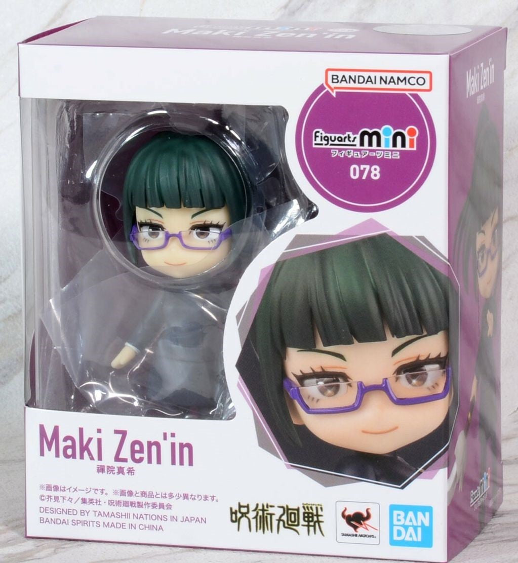 Bandai Tamashii Figuarts Mini Jujutsu Kaisen Mini Action Figure - MAKI ZENIN