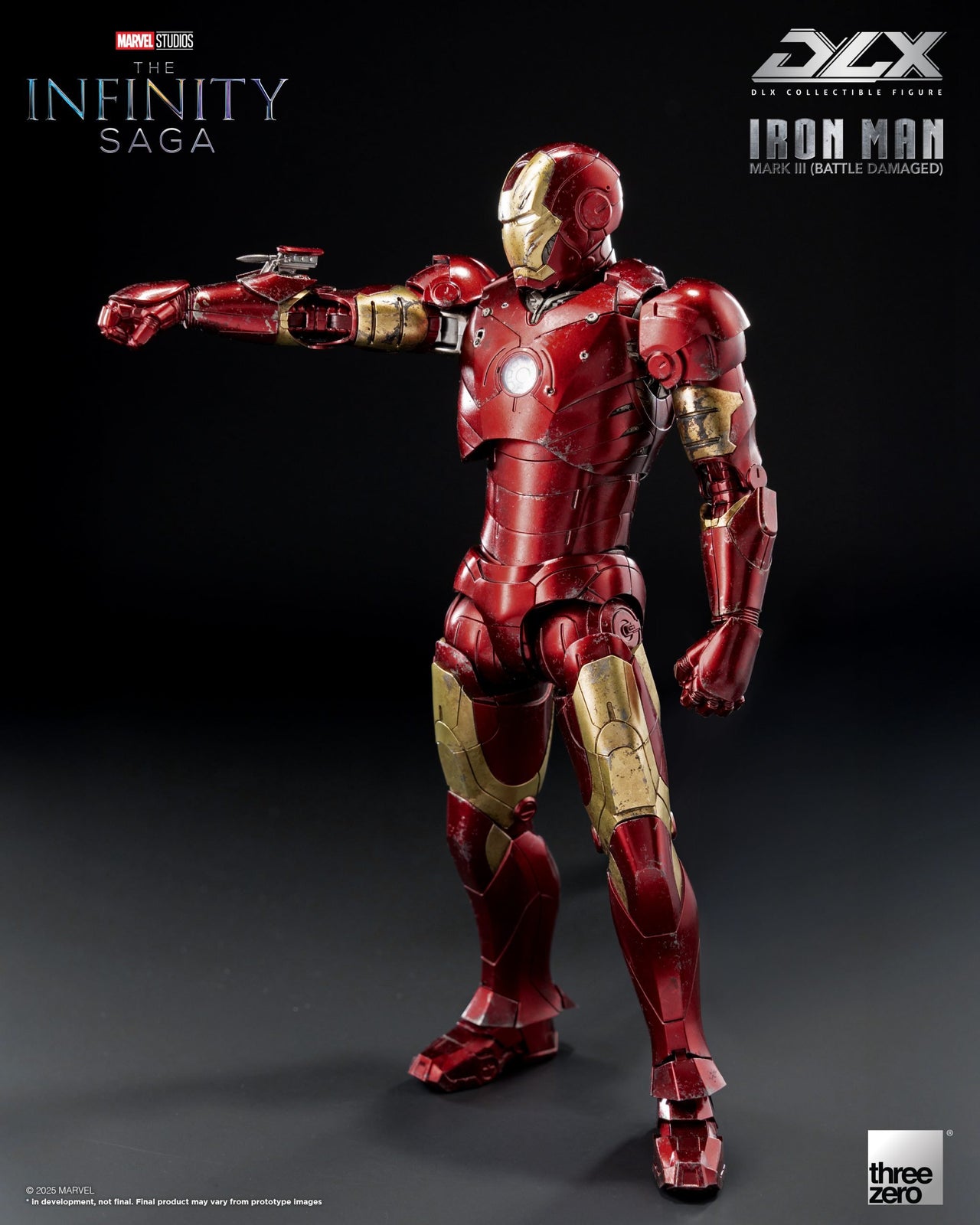 ThreeZero  Marvel The Infinity Saga DLX Iron Man Mark 3 (Battle Damaged ver.)