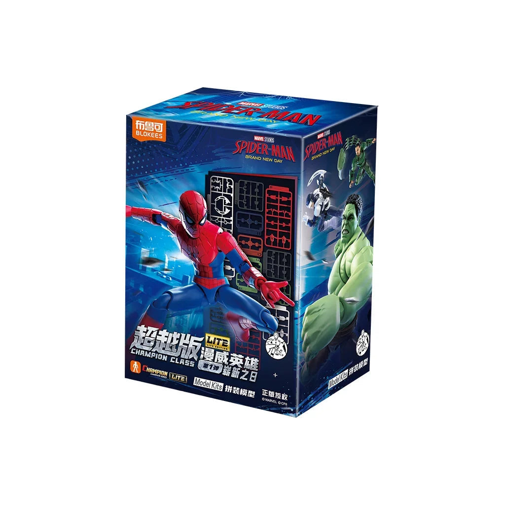 Blokees Figure Marvel Champion Class Lite 01 Spider-Man Brand New Day Full set