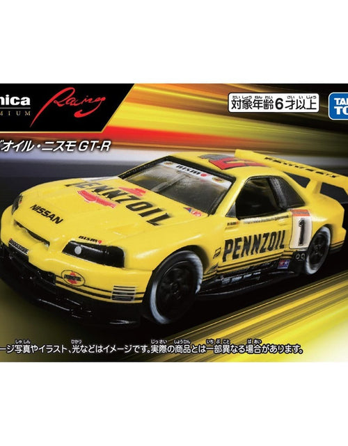 Load image into Gallery viewer, Takara Tomy Tomica Premium Racing Skyline PENNZOIL NISMO GT-R Diecast Model Car
