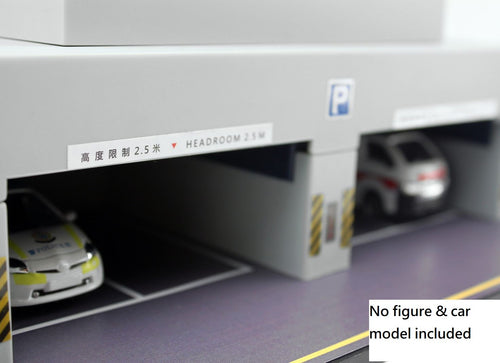 Load image into Gallery viewer, TINY Hong Kong City  1:64 Bd2 Police Station Building Set Street Diorama Model
