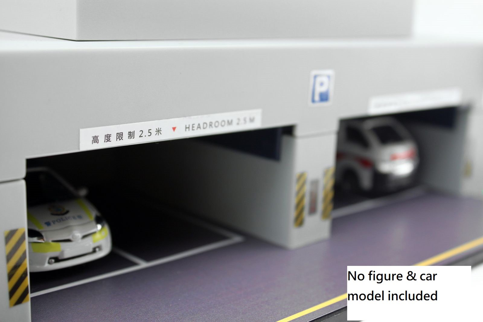 TINY Hong Kong City  1:64 Bd2 Police Station Building Set Street Diorama Model