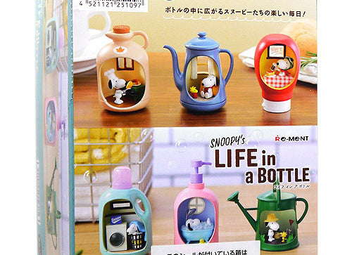 Load image into Gallery viewer, RE-MENT Snoopy's Life in a Bottle 6pcs Complete Box Full Set
