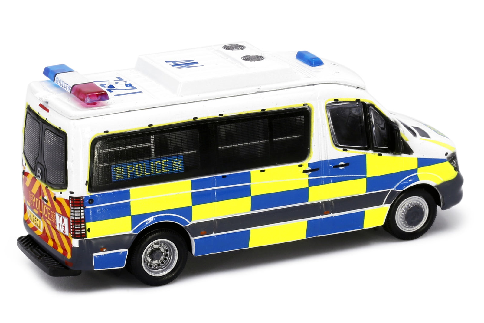 Tiny City 172 Die-cast Model Car - Mercedes-Benz Sprinter Police Traffic(AM7521)