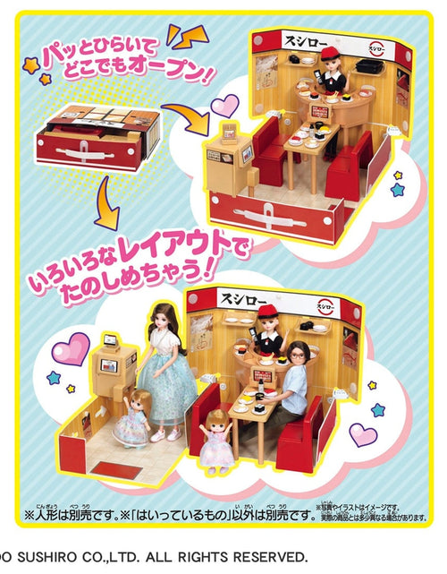 Load image into Gallery viewer, Takara Tomy Licca Chan Accessory LF-12 Pop Shop Sushiro (NO DOLL)
