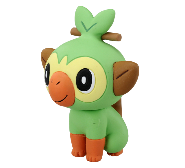 Takara Tomy Pokemon Moncolle MC EX74 Grookey 4CM MINI Toy Figure Pocket Monster