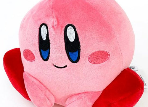 Load image into Gallery viewer, Takara Tomy Kirby Soft Plush Toy - Mocchi Game Style Kirby (S Size) 14.5cm
