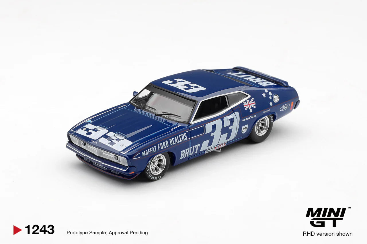 (Pre-order) Mini GT #1243 Ford XB Falcon GT #33 1974 Bathurst 1000 Australia Ex.