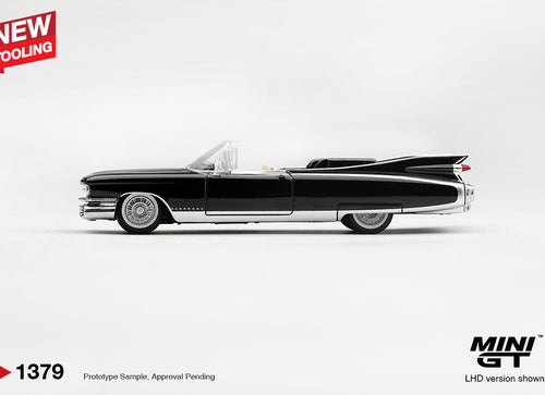 Load image into Gallery viewer, (Pre-order) Mini GT #1379 Cadillac Eldorado Biarritz 1959 Black LHD
