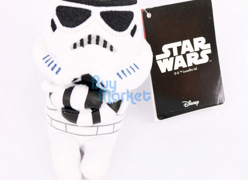 Load image into Gallery viewer, Disney Takara Tomy 10cm tall Chokkori Star Wars Stormtrooper Mini Soft Plush
