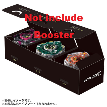 Takara Tomy BEYBLADE X Accessory BX-57 3on3 Deck Case Black Version (NO Booster)