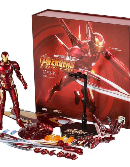 ZD Toys Marvel Avengers 7 inches Iron Man MK50 Figure Luxury Version Figure Set