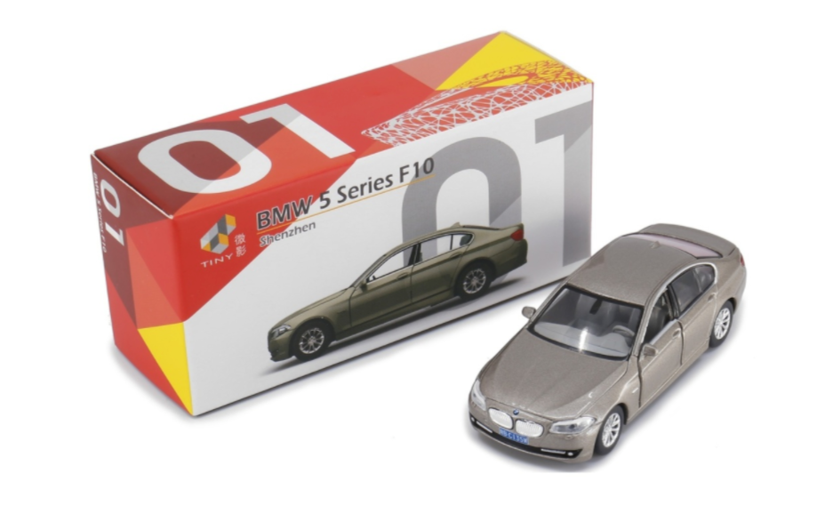 Tiny City CN1 Die-cast Model Car - BMW 5 Series F10 Gold (LHD)