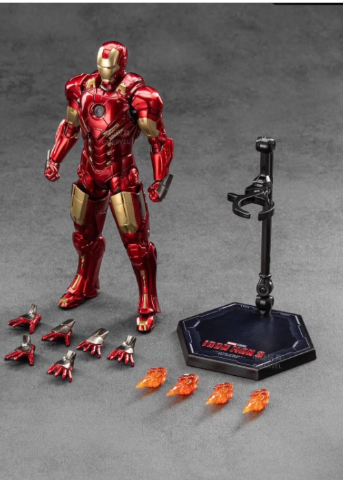 ZD Toys Marvel 1:10 6-inch Iron Man MK8 Action Figure Set