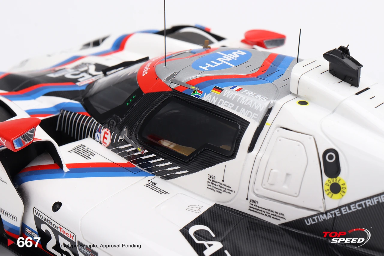 (Pre-order) Top Speed 1/18 BMW M Hybrid V8 #25 BMW M Team RLL 2025 IMSA Sebring