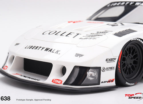 Load image into Gallery viewer, (Pre-order) Top Speed 1/18 MAZDA RX-7 LB-Hinomaru Diecast Model Car TS0638
