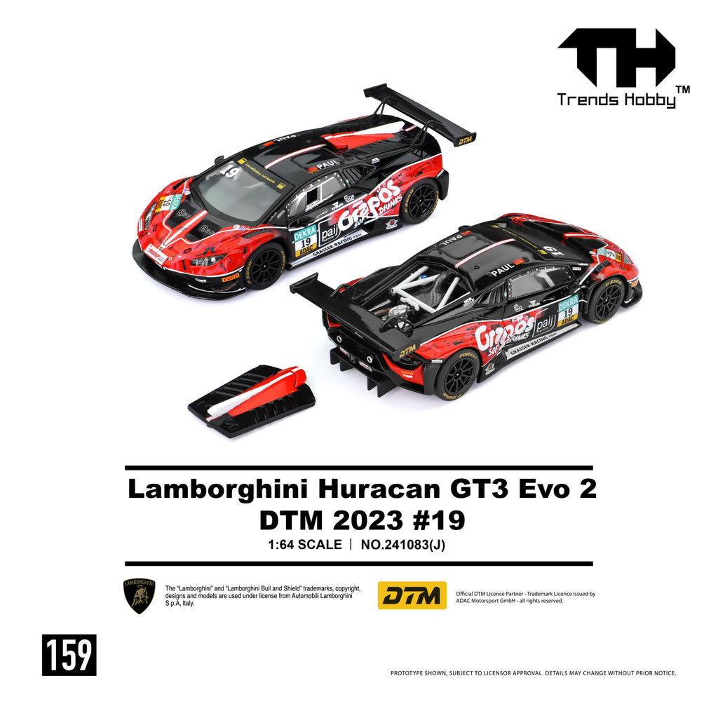 (Pre-order) Trends Hobby 1/64 - #241083(J) Lamborghini Huracan GT3 EVO2 DTM  #19