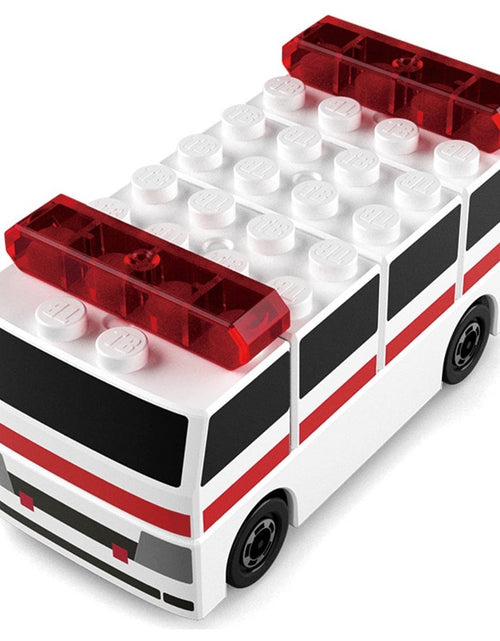 Load image into Gallery viewer, Takara Tomy Tomica Plarail Blocks Ambulance set

