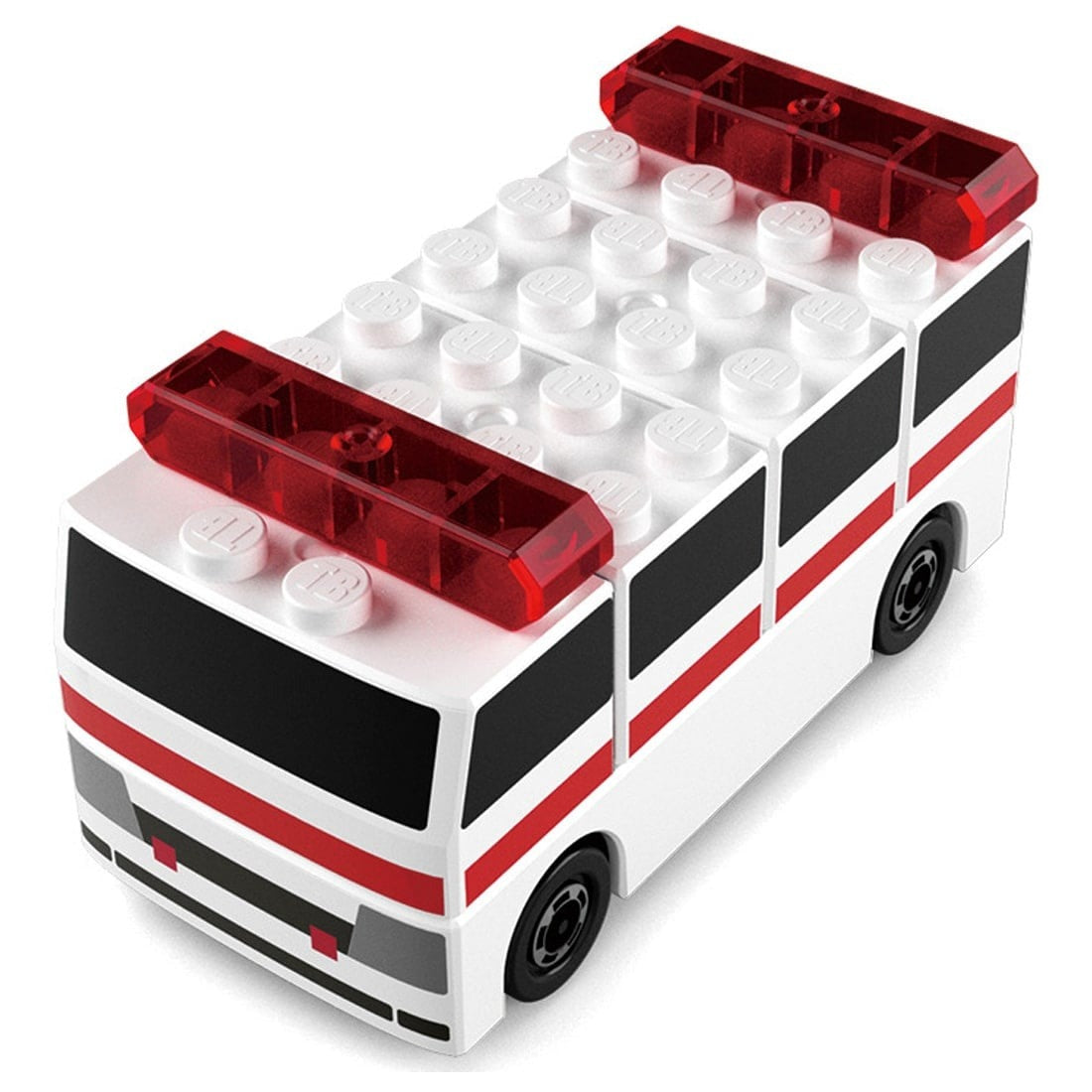 Takara Tomy Tomica Plarail Blocks Ambulance set