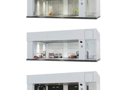 Load image into Gallery viewer, Takara Tomy Tomica Premium GARAGE Silver White Standard Edition (**NO CAR)
