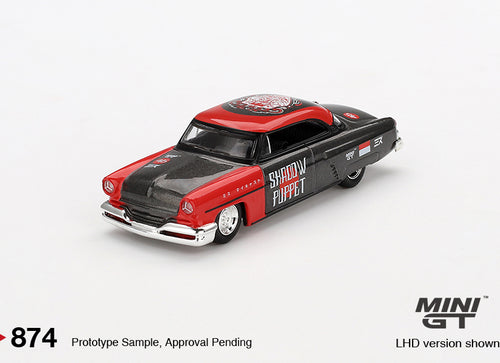 Load image into Gallery viewer, Mini GT #874 Lincoln Capri Hot Rod 1954 "Shadow Puppet" MIZU 2024
