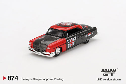 Load image into Gallery viewer, Mini GT #874 Lincoln Capri Hot Rod 1954 &quot;Shadow Puppet&quot; MIZU 2024

