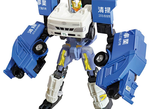 Load image into Gallery viewer, Takara Tomy Tomica Joblabor TJB07 Clean Braver Toyota Dyna Cleaning Truck
