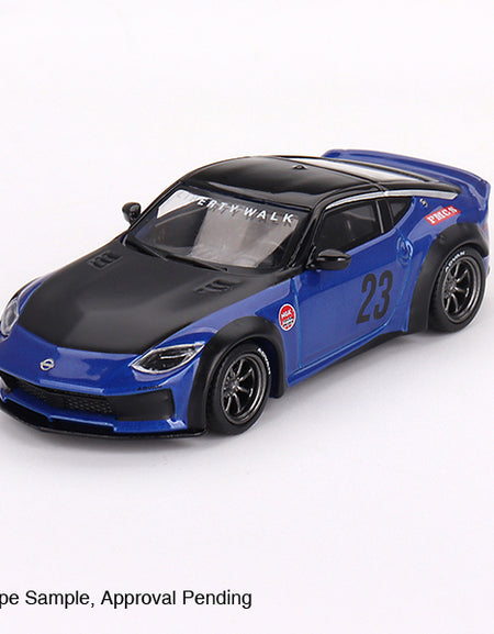 Mini GT #732 1/64 Nissan Z LB NATION WORKS Seiran Blue Model Car RHD