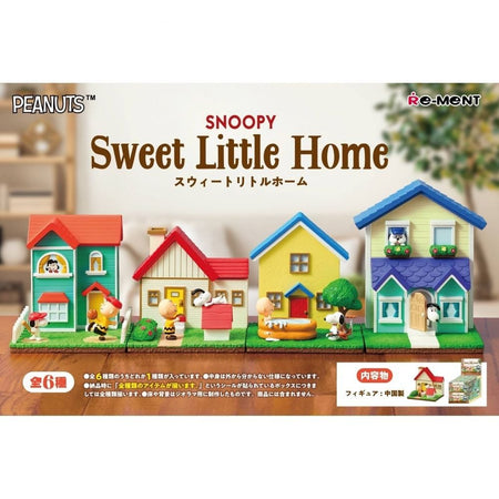 Re-Ment Peanuts Snoopy Sweet Little Home Complete Box 6pcs Miniature Set