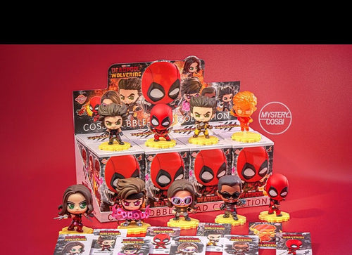 Load image into Gallery viewer, Hot Toys Marvel Deadpool &amp; Wolverine Cosbi Bobble-Head Collection 2 (set of 8)
