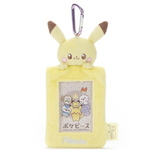 Takara Tomy Arts PS Pokemon Plush - Pokepeace Plush Card Case Pikachu