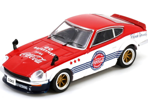 Load image into Gallery viewer, INNO64 x tiny 1/64 die-cast Nissan fairlady z (s30) "coca cola"
