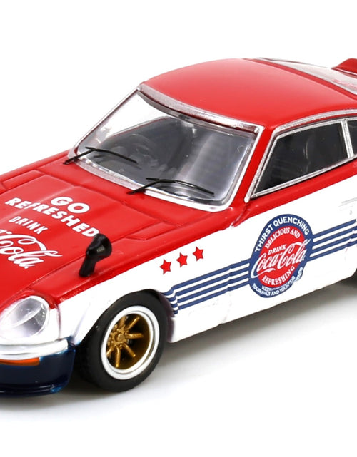 Load image into Gallery viewer, INNO64 x TINY 1/64 DIE-CAST NISSAN FAIRLADY Z (S30) &quot;COCA COLA&quot;
