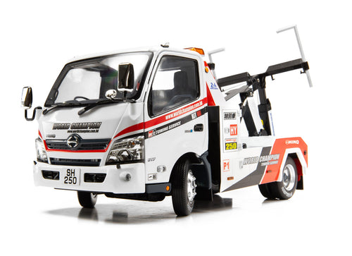 Load image into Gallery viewer, TINY City Hong Kong Hino 300 World Champion Tow Truck Scale 1/18 Model Car
