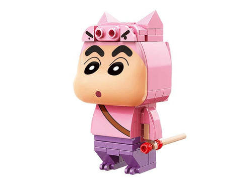 Load image into Gallery viewer, Qman Keeppley Building Blocks Toy #K20610 - Shinchan Cos Buriburi Zaemon
