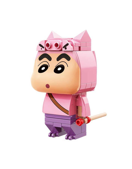 Load image into Gallery viewer, Qman Keeppley Building Blocks Toy #K20610 - Shinchan Cos Buriburi Zaemon
