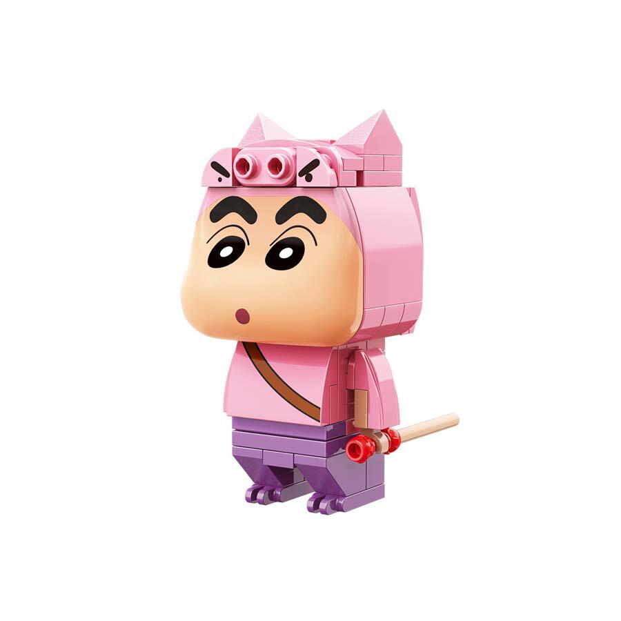 Qman Keeppley Building Blocks Toy #K20610 - Shinchan Cos Buriburi Zaemon