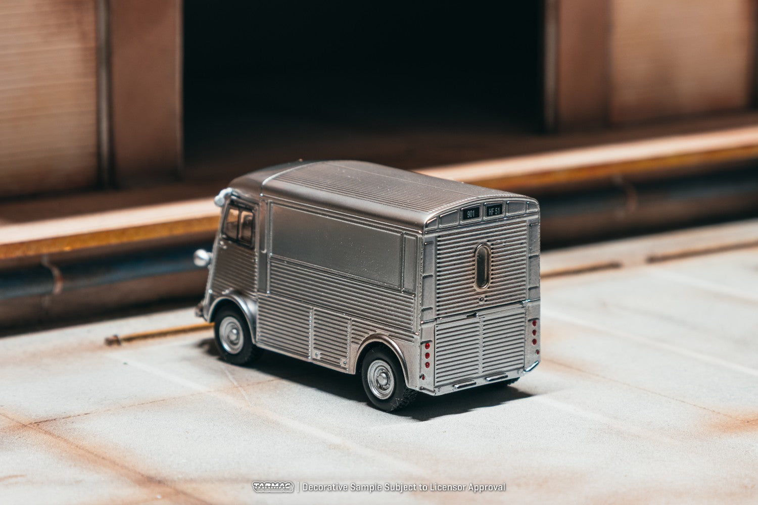 (Pre-order) Tarmac Works 1/64 Citroen Type H Silver Diecast Model Car