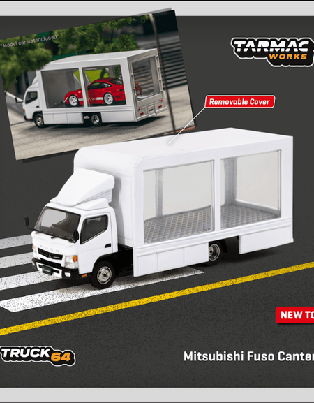 Tarmac Works 1/64 Mitsubishi Fuso Canter Mobile Display Truck