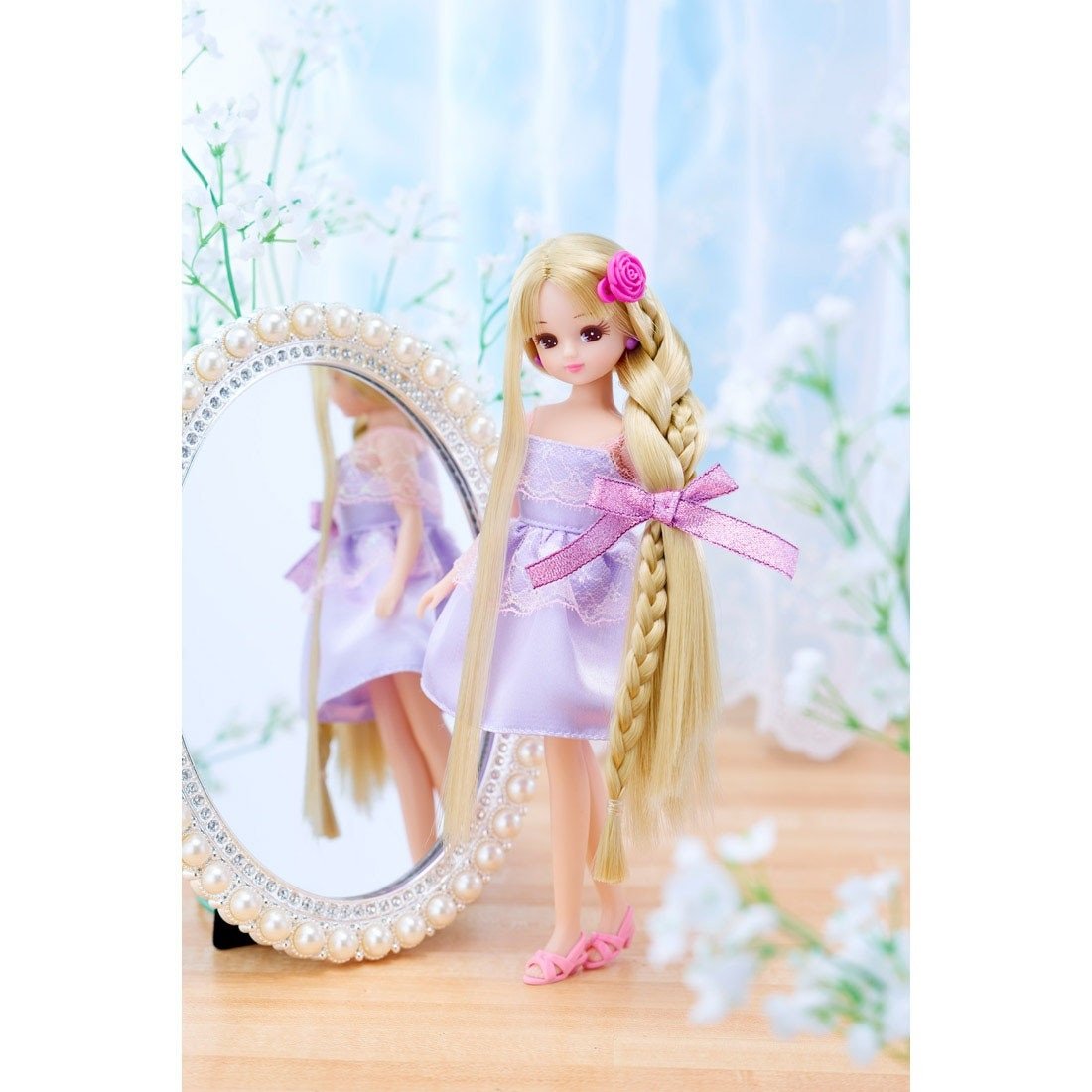 Takara Tomy Licca LD-12 Long Hair Fashionable Licca-chan Rika Dress up Girl Doll
