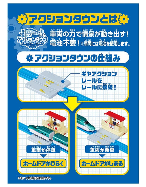 Load image into Gallery viewer, Takara Tomy Plarail Accessory J-29 Action Town Platform Door Open Close Station

