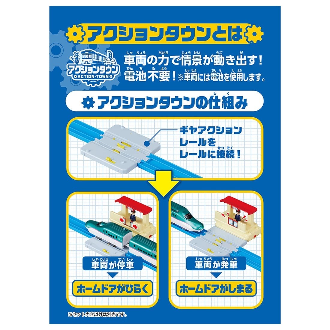 Takara Tomy Plarail Accessory J-29 Action Town Platform Door Open Close Station