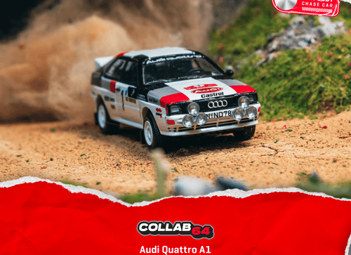 Load image into Gallery viewer, (Pre-order) Tarmac Works Audi Quattro A1 Lombard RAC Rally 1982 #1 Winner Model
