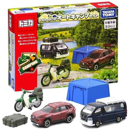 Takara Tomy Tomica Diecast Model Gift Set - Auto Camp Set
