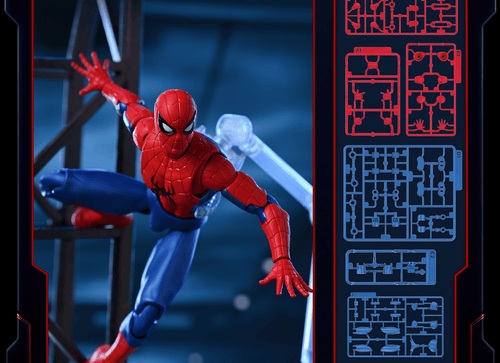 Load image into Gallery viewer, Blokees Marvel Champion Class Spider-Man Brand New Day Model Kit Action Figure
