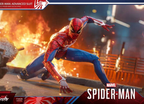 Load image into Gallery viewer, ZD Toys Marvel Avengers 1/10 Spider-Man Advanced Suit Action Figure Set
