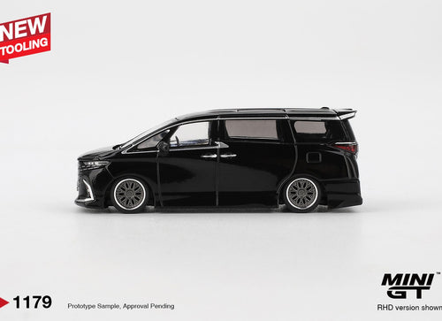 Load image into Gallery viewer, (Pre-order) MINI GT #1179 Toyota Alphard 40 KUHL Black LHD Diecast Model Car
