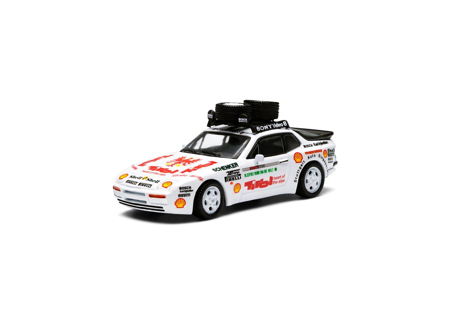 Sparky x Tiny 1/64 Porsche 944 Turbo 1987 & Turbo Cup 1988 Combo Set